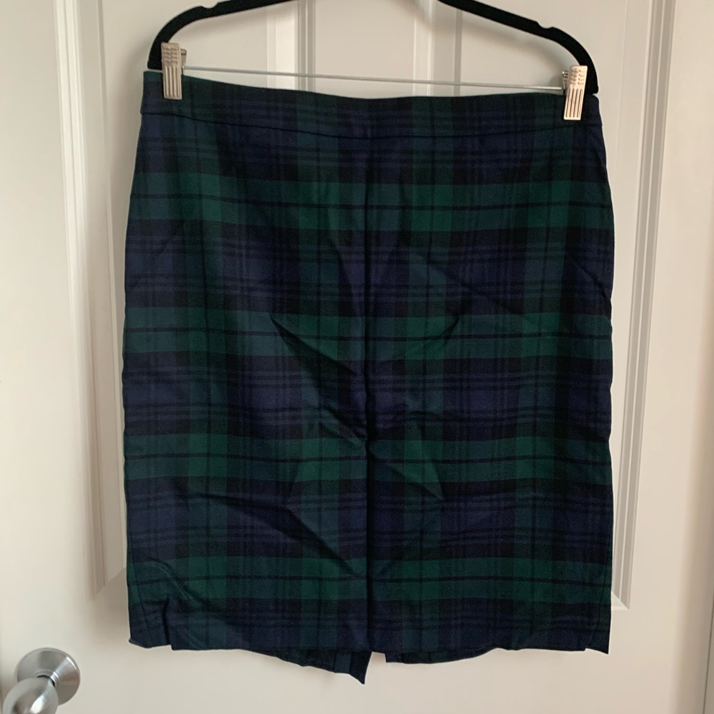 J. Crew Factory Plaid Skirt Size 12